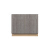 Eden 42" Base Cabinet w/(2) Roll-out Trays Installed - (2) Doors / (2) Drawers | Kunal Kitchens