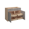 Eden 42" Base Cabinet w/(2) Roll-out Trays Installed - (2) Doors / (2) Drawers | Kunal Kitchens