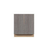 Eden 30" Base Cabinet w/(2) Roll-out Trays Installed {Butt Doors} - (2) FH Doors | Kunal Kitchens