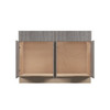  Eden 48" Sink Base Cabinet {Butt Doors} - (4) Doors / (2) False Fronts | Kunal Kitchens 