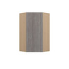Eden Wall Diagonal Corner Cabinet {24" x 42" H} - (1) Door | Kunal Kitchens