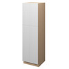 Ithaca Utility Cabinet w/(3) Roll-out Tray Installed {24" x 90" H - Butt Doors} - (4) Doors | Kunal Kitchens