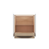 Ithaca 30" Base Cabinet w/(1) Roll-out Tray Installed {Butt Doors} - (2) FH Doors | Kunal Kitchens