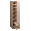 Ithaca Utility Cabinet w/(2) Roll-out Tray Installed {15" x 90" H} - (2) Doors | Kunal Kitchens