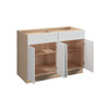 Madison 48" Base Cabinet {Butt Doors} - (2) Doors / (2) Drawers | Kunal Kitchens