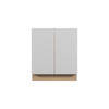 Madison 30" Base Cabinet w/(1) Roll-out Tray Installed {Butt Doors} - (2) FH Doors | Kunal Kitchens