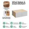 MADISON W3015X24B Refrigerator Wall Cabinet | Kunal Kitchens
