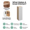 MADISON W2136 Wall Cabinet | Kunal Kitchens