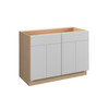 Madison 48" Sink Base Cabinet {Butt Doors} - (4) Doors / (2) False Fronts | Kunal Kitchens
