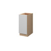 Madison 15" Base Cabinet w/(1) Roll-out Tray Installed - (1) FH Door | Kunal Kitchens