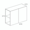 Madison Wall Cabinet {36" x 24" H - Butt Doors} - (2) Doors | Kunal Kitchens