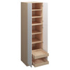 Madison Utility Cabinet w/(2) Roll-out Tray Installed {24" x 90" H - Butt Doors} - (4) Doors | Kunal Kitchens