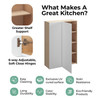 MADISON BLW27/3030 Wall Corner Blind Cabinet | Kunal Kitchens