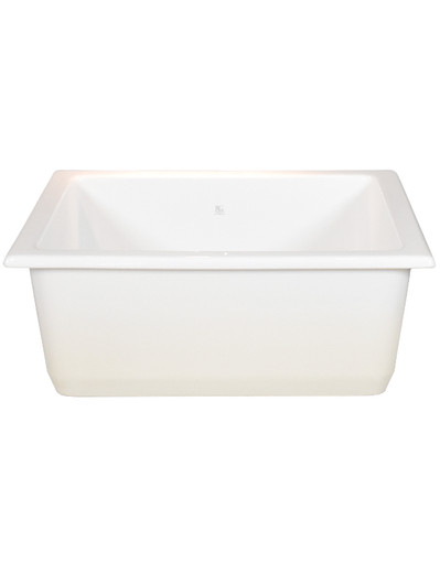 FC2818UW Large Single Bowl Fireclay Undermount Sink | Kunal Kitchens 