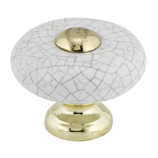 BP33477130304 Ecletic Ceramic and Metal Knob - 3347 | Kunal Kitchens
