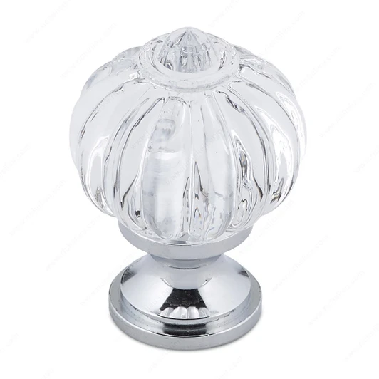 BP403514011 Eclectic Acrylic and Metal Knob - 4035 | Kunal Kitchens
