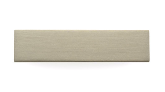 BP5139632195 - Brushed Nickel Modern Rectangular Cabinet Knob | Kunal Kitchens