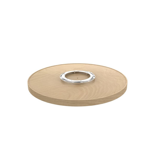 4WLS001-28-B52 28" Wood Full Circle  Tray W/Bearing 1 Set Per For Lazy Susan-Wood-Light Brown | Kunal Kitchens