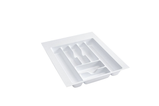 CT-3W-52 Cutlery Tray White Ind Pack For Drawer Org-Plastic-White | Kunal Kitchens