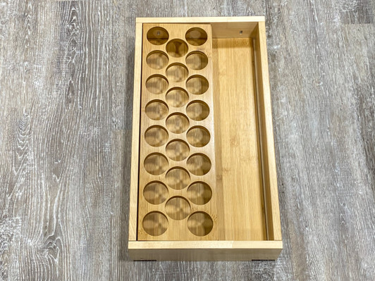 DOKIT-Marsala Marsala Drawer Organizer Kit- 10" W X 19-5/8" D X 2-7/16" H - Bamboo | Kunal Kitchens