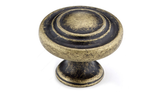 BP10734BB Traditional Metal Knob - 107 | Kunal Kitchens