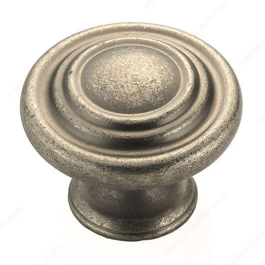 10734142 Metal Knob 34Mm Pewter | Kunal Kitchens
