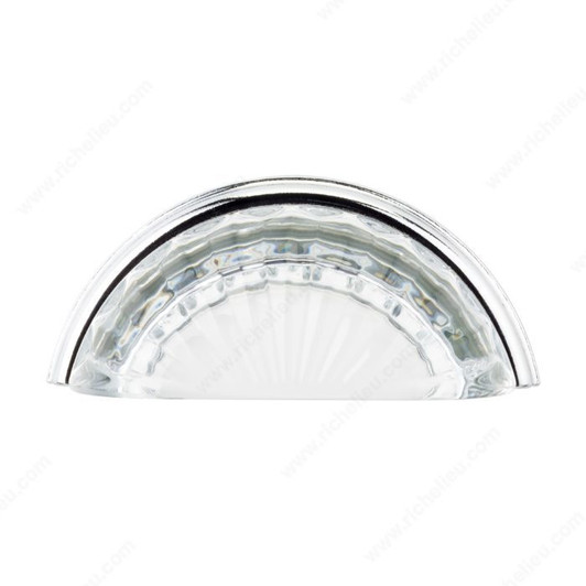 1008314011 Metal / Crystal Pull3" Chrome / Crystal | Kunal Kitchens