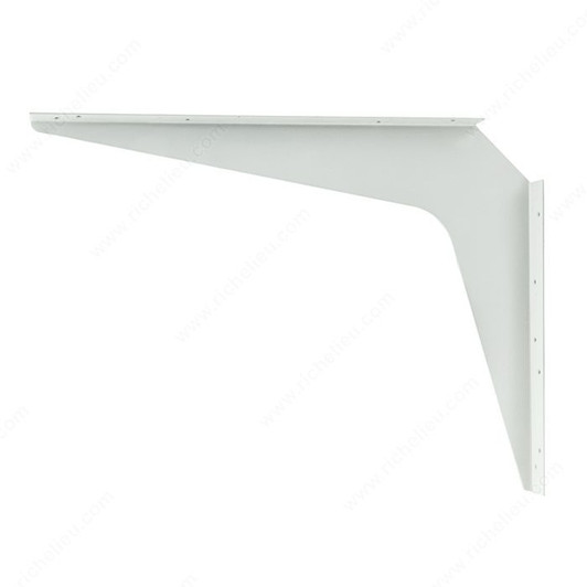 9910121830 - 12” x 18” Cantilever support brackets (1 pair) – White | Kunal Kitchens