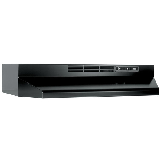 413023 - BROAN - 30" NON VENTED RANGE HOOD - BLACK | Kunal Kitchens