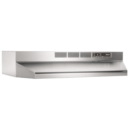 413004 - 2A-Range Hoods Stainless Steel-BROAN - 30" NON VENTED RANGE HOOD - STAINLESS STEEL | Kunal Kitchens
