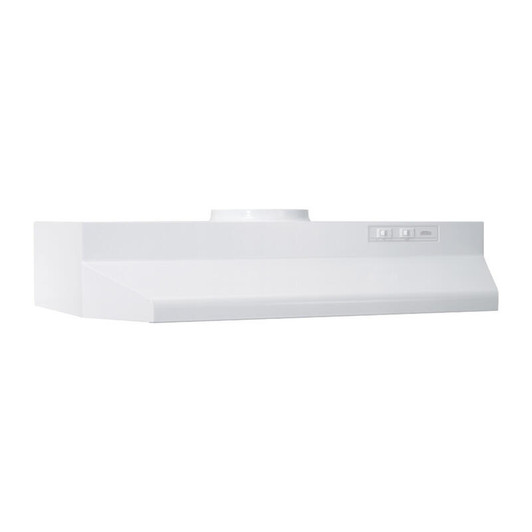 423001 - 3A-Range Hoods White-Broan 30 inch under cabinet Rang hood,White | Kunal Kitchens