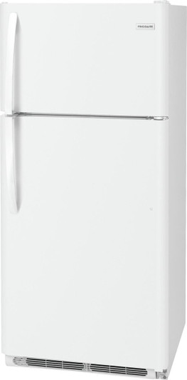 FFTR1821TW - 2A FRIGIDAIRE - 30" WIDE - 18 CU FT TOP FREEZER REFRIGE- E STAR - GLASS SHELVES - WHITE | Kunal Kitchens