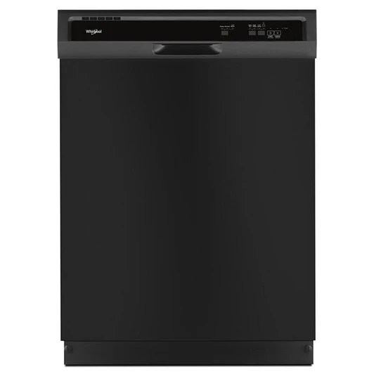 WDF330PAHB - Better 1B WHIRLPOOL - 24" DISHWASHER - BUILT IN - WITH CONTROL PANEL - BLACK | Kunal Kitchens