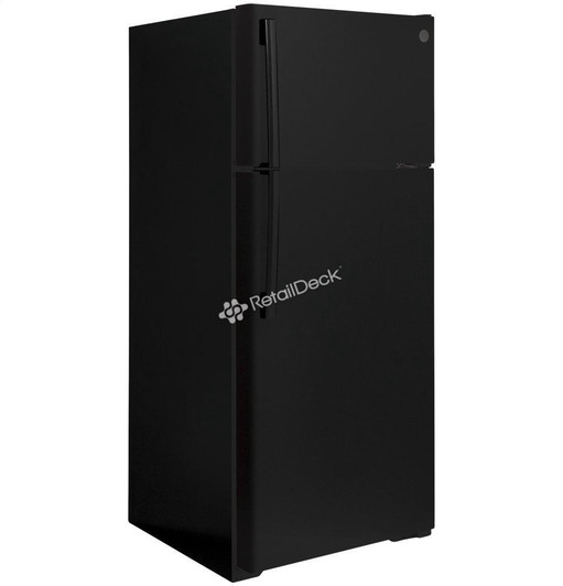 GTE18GTNRBB - 3A-Refrigerators Black-GE® ENERGY STAR® 17.5 Cu. Ft. Top-Freezer Refrigerator | Kunal Kitchens