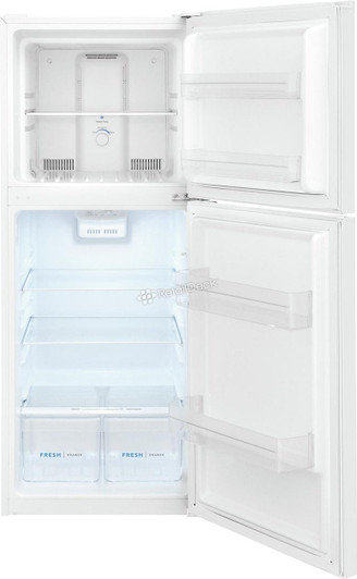 FFET1022UW - White-Color - 10.1TF-G , H-59.88 X W-23.75 X Depth W/o Door-23.25 Top Freezers Frigidaire | Kunal Kitchens