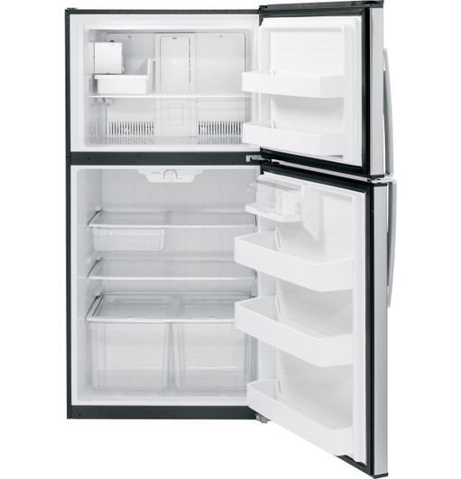 GIE21GSHSS - Stainless - 21.9TF-G- Ice , H-66.38 X W-32.75 X Depth W/o Door-29 Top Freezers GE | Kunal Kitchens