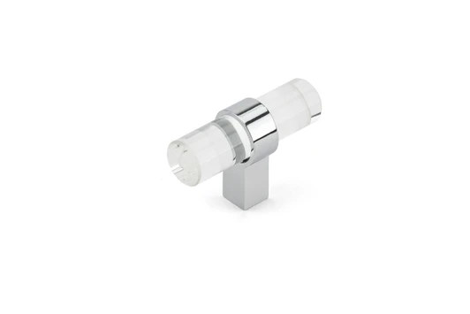 BP02065014011 Modern Glass and Metal Knob - 0206 | Kunal Kitchens