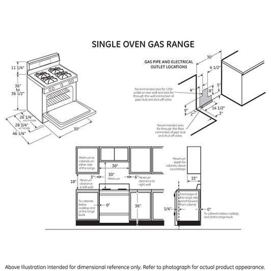 JGB645SEKSS - GE® 30" Free-Standing Gas Range | Kunal Kitchens