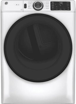 GFD55GSSNWW - GE(R) ENERGY STAR(R) 7.8 cu. ft. Capacity Smart Front Load Gas Dryer with Sanitize Cycle | Kunal Kitchens