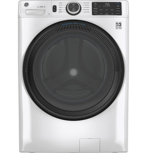 GFW510SCNWW - GE® ENERGY STAR® 4.5 cu. ft. Capacity Smart Front Load Washer and Sanitize w/Oxi | Kunal Kitchens
