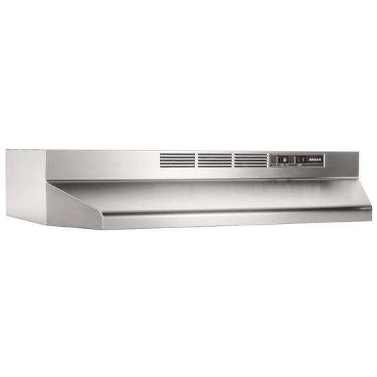 412404 - Broan® 24-Inch Ductless Under-Cabinet Range Hood, Stainless Steel | Kunal Kitchens