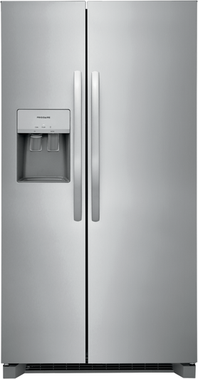 FRSS2623AS - Frigidaire 25.6 Cu. Ft. 36" Standard Depth Side by Side Refrigerator | Kunal Kitchens