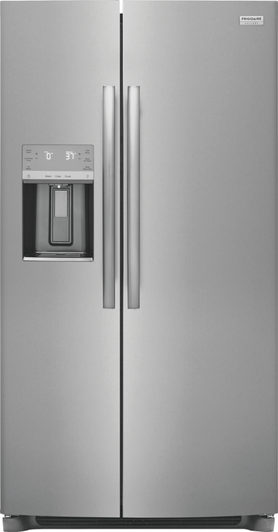 GRSS2652AF - Frigidaire Gallery 25.6 Cu. Ft. 36" Standard Depth Side by Side Refrigerator | Kunal Kitchens