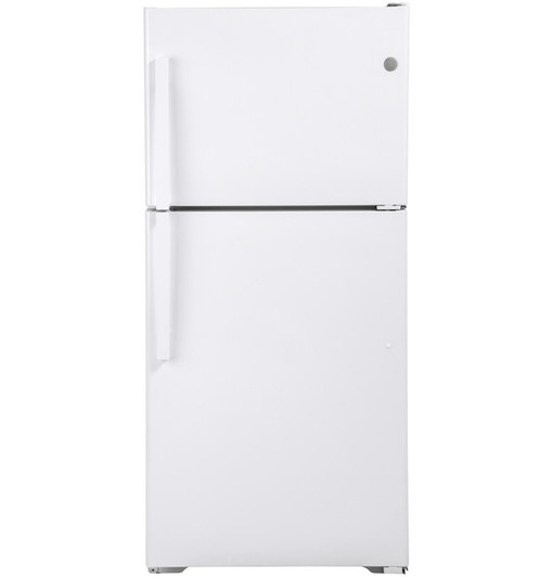 GTE19DTNRWW - GE® ENERGY STAR® 19.2 Cu. Ft. Top-Freezer Refrigerator | Kunal Kitchens