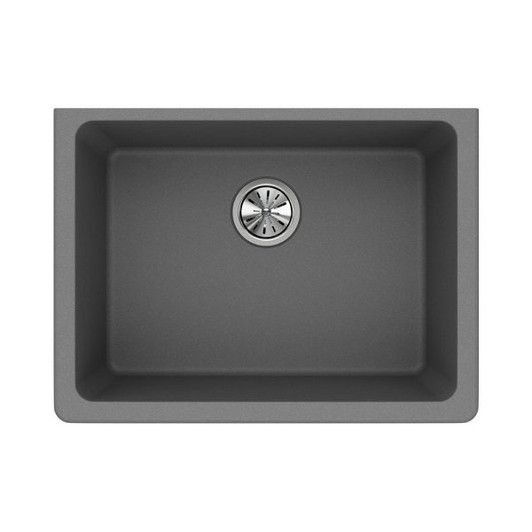 KGU23189BK - 23 Undermount Granite Composite Single Bowl Kitchen Sink Overall: 23 X 18 X 9 Bowl: 21 X 16 | Kunal Kitchens 