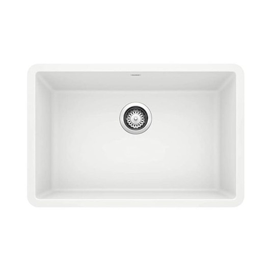 KGU23189WT - 23 Undermount Granite Composite Single Bowl Kitchen Sink Overall: 23 X 18 X 9 Bowl: 21 X 16 | Kunal Kitchens 