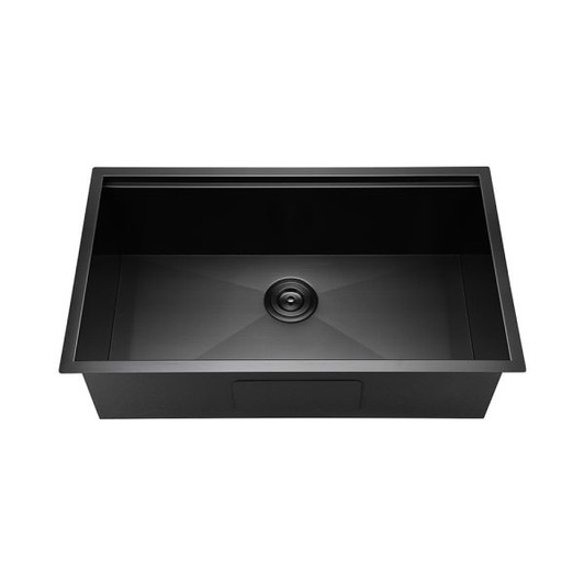 WSH 321910MB - Undermount Work Station Sink Overall: 32 X 19 X 10 Bowl Size: 30 X 17 Finish: Matte Black All Accessories Included | Kunal Kitchens 