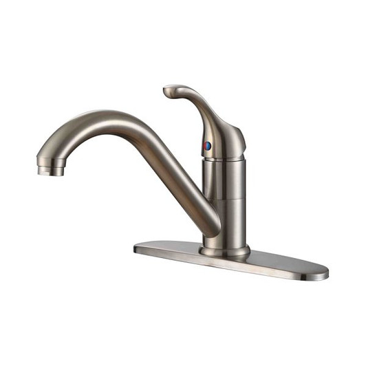 KSK8112BN - Single Handle Kitchen Faucet  KSK8112 - Brushed Nickel Finish | Kunal Kitchens