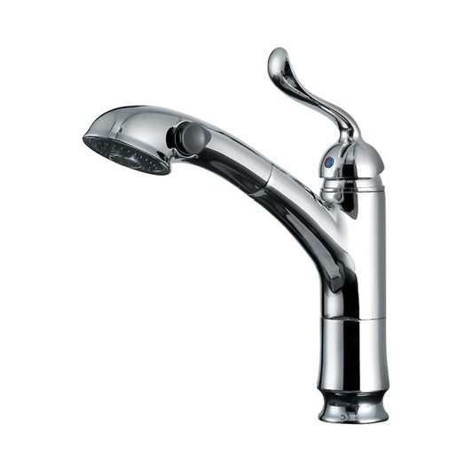 KSK1116C - Single Handle Pull-Out Kitchen Faucet  KSK1116 - Polished Chrome Finish | Kunal Kitchens
