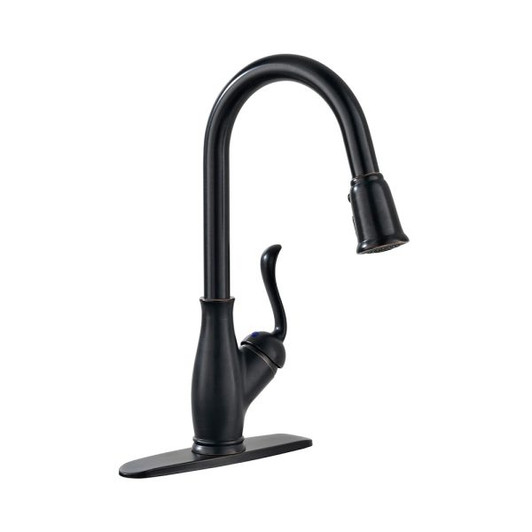 KSK1114RB - Single Handle Pull-Down Kitchen Faucet -KSK1114 - Oil Rubbed Bronze  Finish | Kunal Kitchens